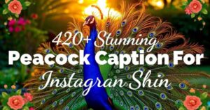 420+ Stunning Peacock Captions For Instagram Shine