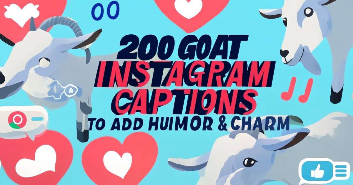 200 Goat Instagram Captions to Add Humor & Charm
