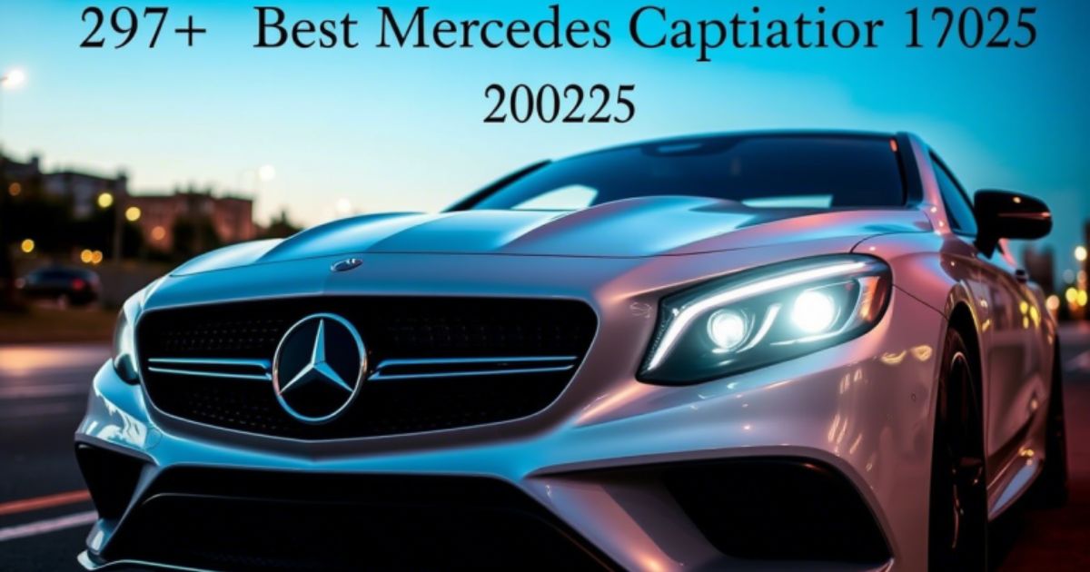 297+ Best Mercedes Captions for Instagram (2025): Luxury in Motion