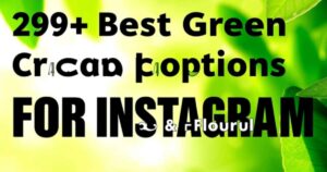 298+ Best Green Captions for Instagram: Fresh Fierce & Flourishing