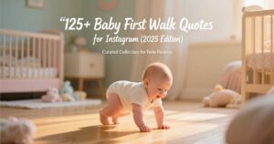 170+ Baby First step Quotes for Instagram (2025 Edition)