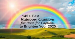 145+ Best Rainbow Captions for Instagram to Brighten Your 2025