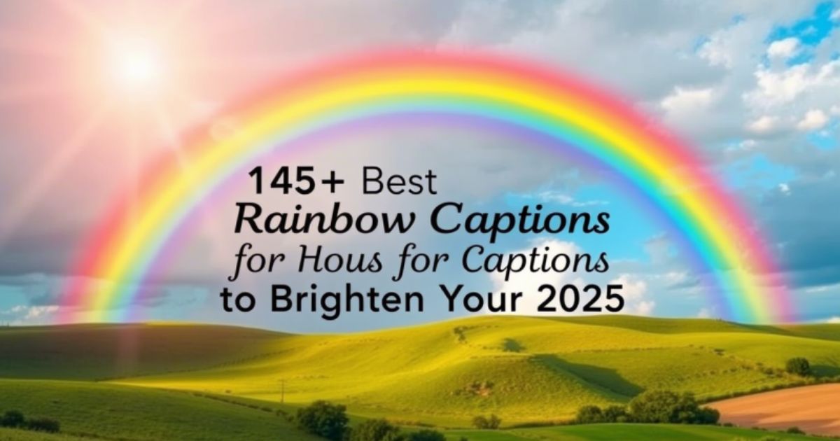 145+ Best Rainbow Captions for Instagram to Brighten Your 2025
