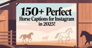 150+ Perfect Horse Captions for Instagram in 2025!