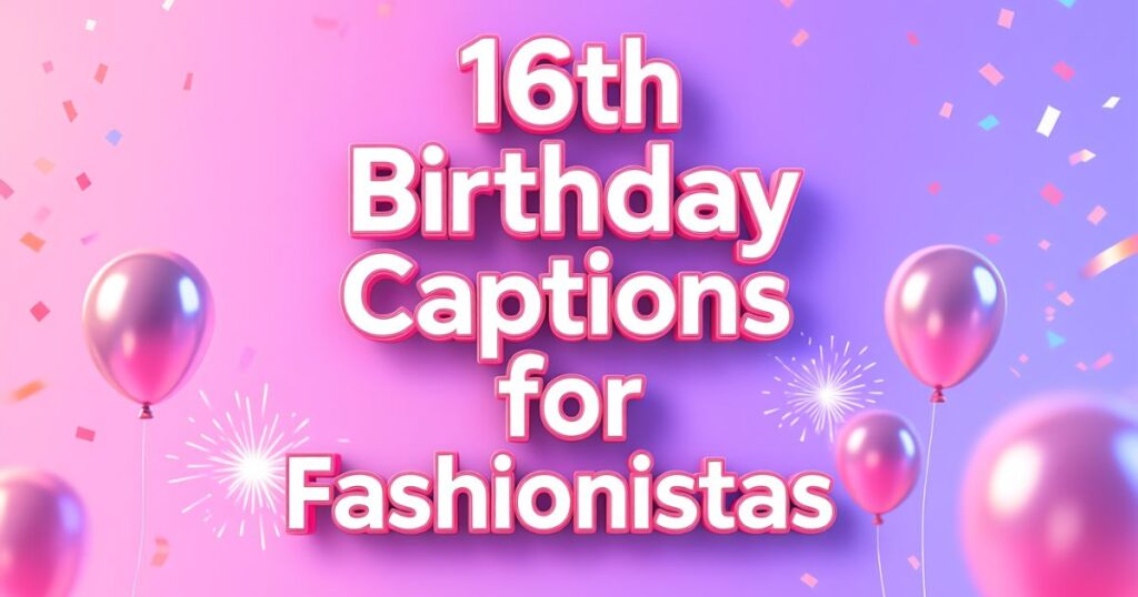 16th-birthday-captions-for-fashionistas