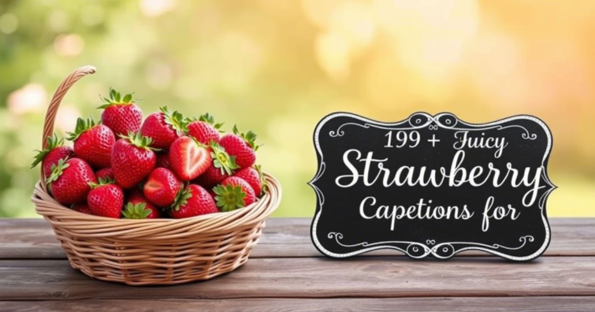 195+ Juicy Strawberry Captions for Instagram You’ll Love to Post