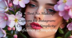 199+ Best No Makeup Captions for Instagram: Confidence in Simplicity