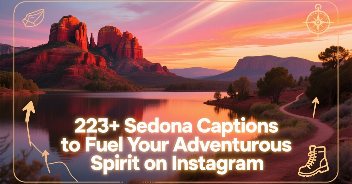 223+ Sedona Captions to Fuel Your Adventurous Spirit on Instagram