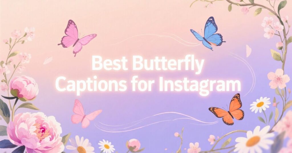 Best Butterfly Captions for Instagram