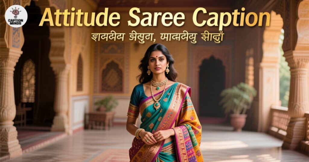 attitude-saree-caption-in-hindi