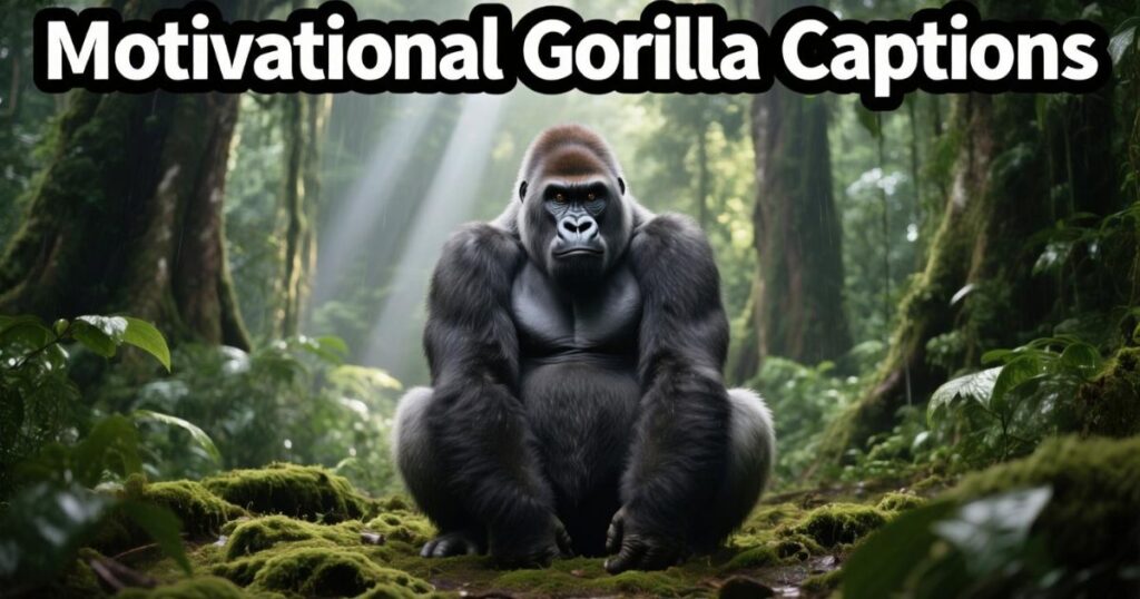 Motivational Gorilla Captions