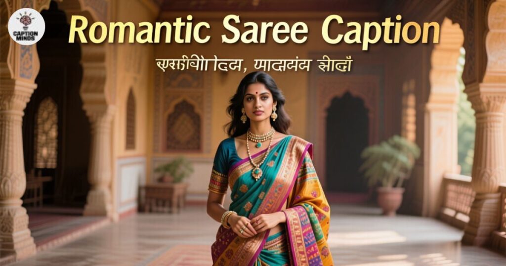 romantic-saree-caption-in-hindi