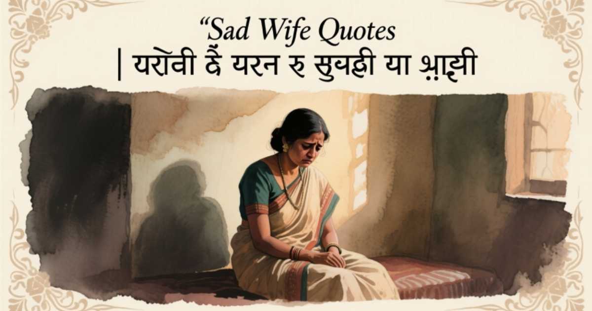 sad-wife-quotes-in-hindi-पत्नी-के-दर्द-और-उदासी-पर-शायरी